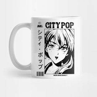 Retro Manga City Pop Vaporwave Aesthetic Anime #16 Mug